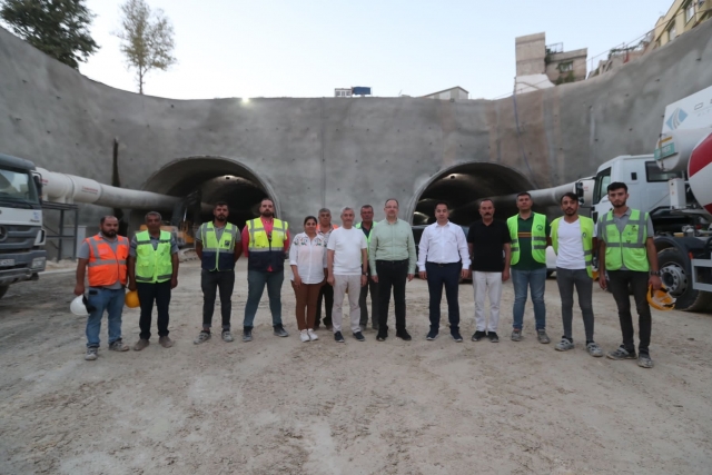 Şahinbey Belediyesinin tünel projesi tüm hızıyla ilerliyor