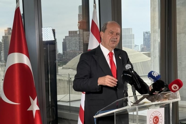 KKTC Cumhurbaşkanı Tatar: "Rum tarafı barış istediğini söylüyor ama sürekli silahlanıyor"