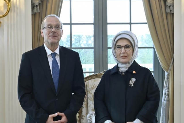 Emine Erdoğan, DSÖ heyetiyle görüştü