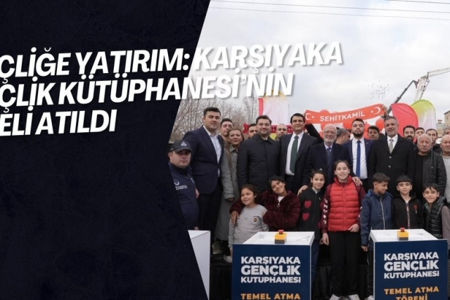 Gençliğe Yatırım: Karşıyaka Gençlik Kütüphanesi’nin Temeli Atıldı
