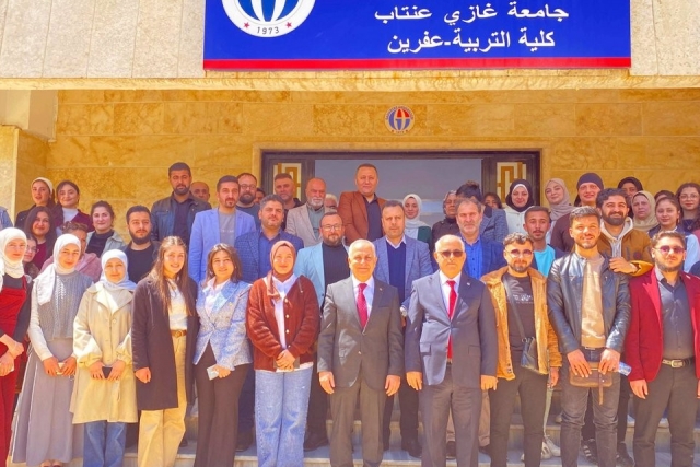 GAÜN REKTÖRÜ DOĞAN, AFRİN EĞİTİM FAKÜLTESİ’Nİ ZİYARET ETTİ