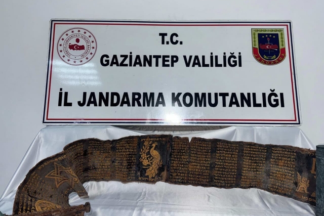 GAZİANTEP JANDARMADAN TARİHİ ESER KAÇAKÇISINA DARBE
