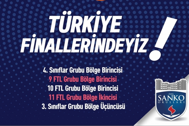 SANKO Okulları 5. sınıf seviyesinde Türkiye finallerine katılacak  