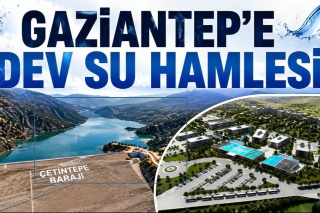 Gaziantep'in su gücü artıyor