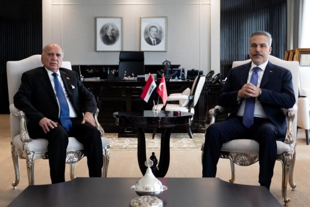 Bakan Fidan, Iraklı mevkidaşı ile bir araya geldi