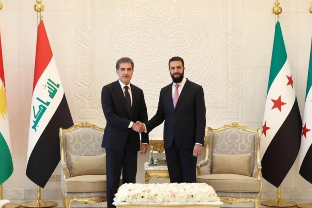 IKBY Başkanı Barzani'den Suriye'ye resmi ziyaret