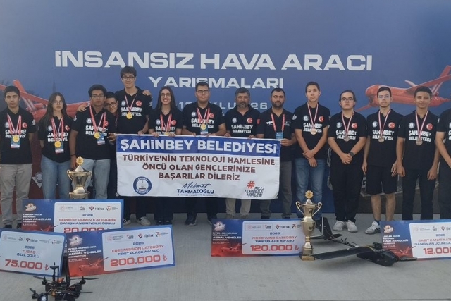 Şahinbey’den TEKNOFEST’te Çifte Gurur