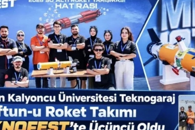 Hasan Kalyoncu Üniversitesi Teknogaraj Meftun-u Roket Takımı TEKNOFEST’te Üçüncü Oldu