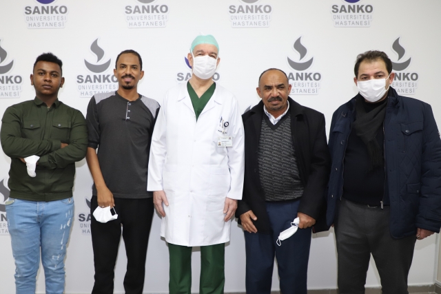 Sudan’dan şifa bulmak için SANKO hastanesi’ne geldi