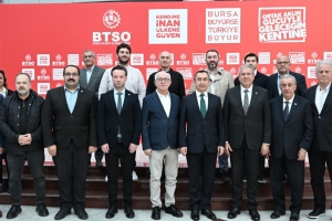 Özbekistan Büyükelçisi İlkhom Khaydarov BTSO’da