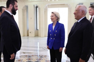 Suriye Devlet Başkanı eş-Şara ile AB liderinden ilk görüşme