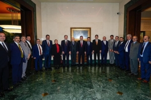 Cumhurbaşkanı Yardımcısı Yılmaz: "Avrupa’dan gelen Ezidi toplumu temsilcilerini Cumhurbaşkanlığı Külliyesi’nde misafir ettik"