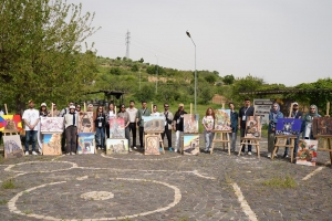 Dülük Antik Kenti’nde sanat ve tarih aynı tuvalde buluştu