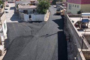 Gaziantep Büyükşehir Belediyesi'nden Araban'a ilk sıcak asfalt