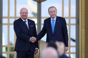 Erdoğan, Avusturya Şansölyesi Stocker’i karşıladı