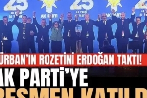 Gaziantep Milletvekili Gürban AK Parti’ye Katıldı! Rozeti Erdoğan’dan