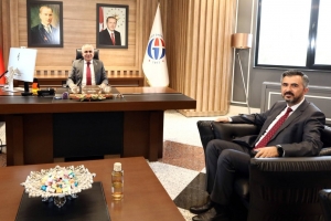 Rektör Doğan, Prof. Dr. Necip Fazıl Yılmaz’ı Kabul Etti