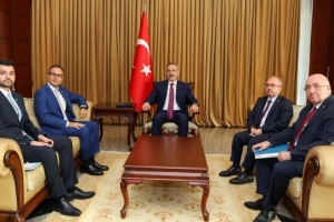 Bakan Fidan, TÜRKPA Genel Sekreteri Hasan ile görüştü