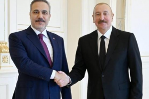 Bakan Fidan, Azerbaycan Cumhurbaşkanı Aliyev ile görüştü