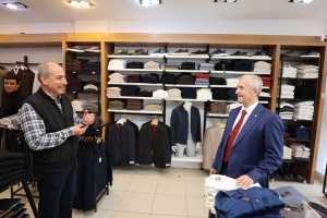 Başkan Tahmazoğlu vatandaşlarla bir araya geldi