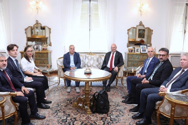 ATO BAŞKANI BARAN, BERABERİNDEKİ ATO HEYETİ İLE İTALYA BÜYÜKELÇİSİ MARRAPODİ’Yİ ZİYARET ETTİ…