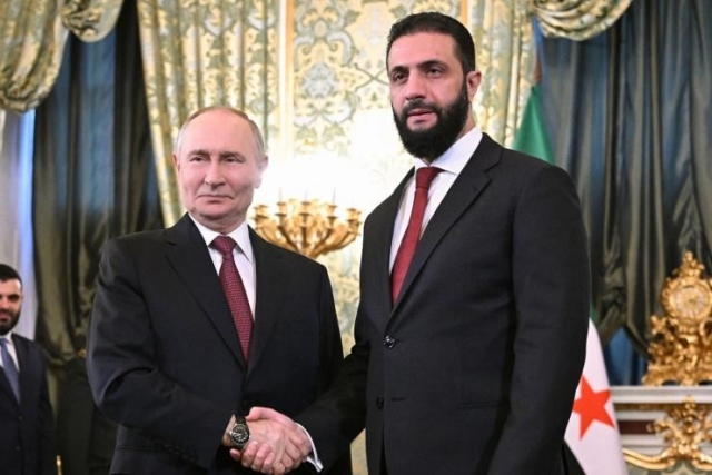 Putin, Moskova’da Şara ile görüştü