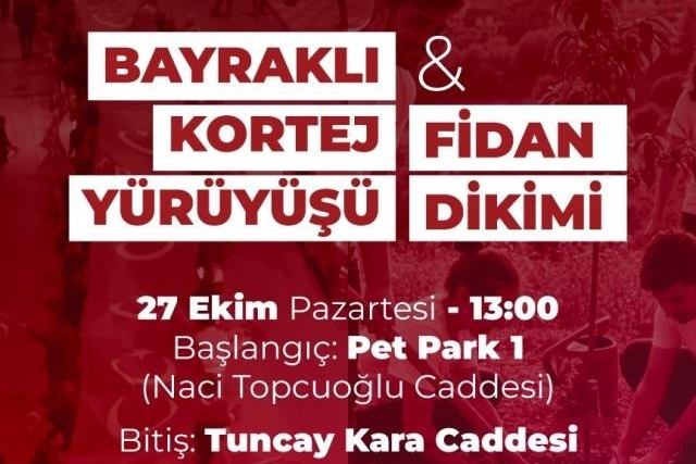 Yılmaz’dan bayraklı kortej yürüyüşüne davet