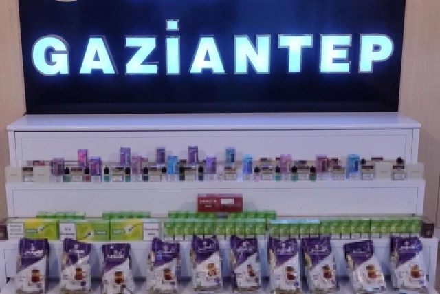 Gaziantep’te kaçakçılık operasyonu: 8 gözaltı