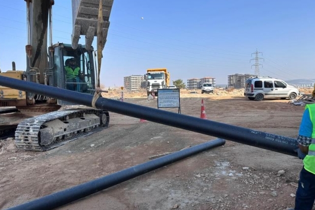 GASKİ, Gazitepe ve Sarısalkım'da modern İçmesuyu şebekesini tamamlıyor