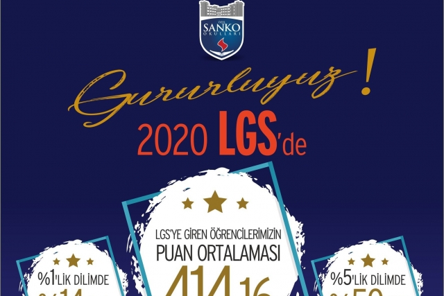 SANKO okullarının LGS başarısı
