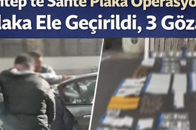 Gaziantep’te Plaka Sahteciliğine Geçit YokGaziantep’te Plaka Sahteciliğine Geçit Yok