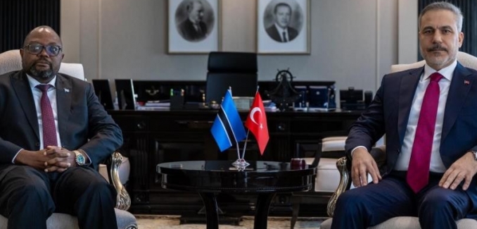 Bakan Fidan, Botsvana Uluslararası İlişkiler Bakanı Butale ile görüştü