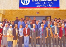 GAÜN REKTÖRÜ DOĞAN, AFRİN EĞİTİM FAKÜLTESİ’Nİ ZİYARET ETTİ