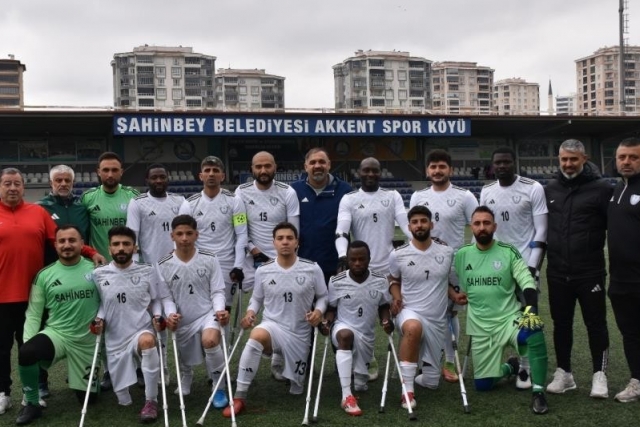 Şahinbey Ampute’den gol şov: 5-0