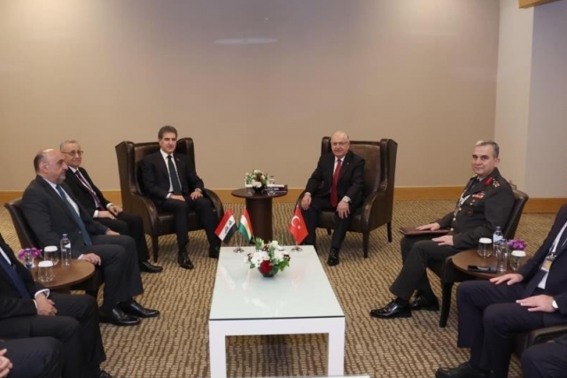 Bakan Güler, IKBY Başkanı Barzani ile görüştü