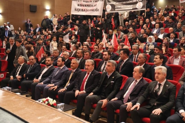 BBP Genel Başkanı Destici: "Türkiye olarak bölgemizde savaş istemiyoruz"