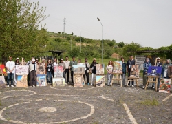 Dülük Antik Kenti’nde sanat ve tarih aynı tuvalde buluştu