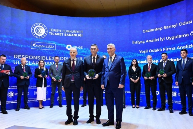 TİCARET BAKANLIĞI’NDAN GSO’YA URGE ÖDÜLÜ