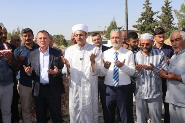 Nizip Belediyesi'nin desteklediği cami projesinde ilk adım atıldı