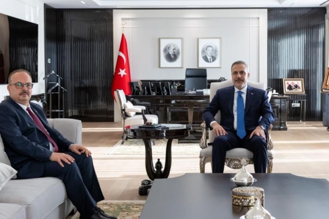 Bakan Fidan, Ankara Valisi Canbolat’ı kabul etti