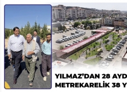Yılmaz’dan 28 ayda 186 bin metrekarelik 38 yeni park
