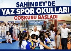 ŞAHİNBEY'DE YAZ SPOR OKULLARI COŞKUSU BAŞLADI