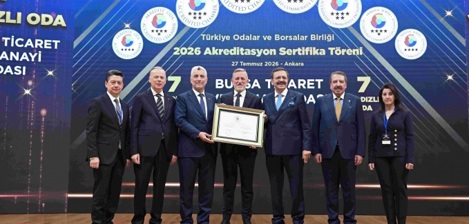 BTSO’nun Hizmet Kalitesine 7 Yıldızlı Tescil