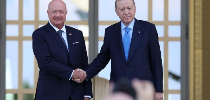 Erdoğan, Avusturya Şansölyesi Stocker’i karşıladı
