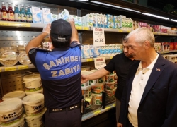 Tahmazoğlu, zabıta denetimine katıldı