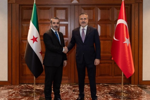 Bakan Fidan, Suriyeli mevkidaşı Şeybani ile görüştü