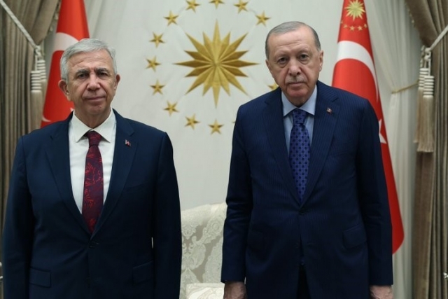Cumhurbaşkanı Erdoğan, Mansur Yavaş’ı kabul etti