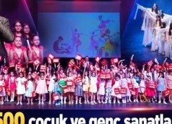 2 bin 500 çocuk ve genç sanatla buluştu