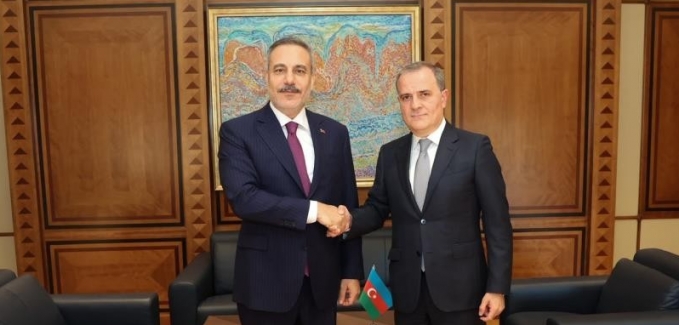 Bakan Fidan, Azerbaycan Dışişleri Bakanı Bayramov ile görüştü