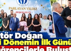 Rektör Doğan Yeni Dönemin Ilk Gününde Öğrencilerle Buluştu